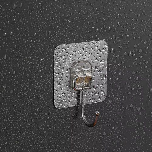 Crochets Muraux Auto-Adhésifs Résistants 25KG – Sans Perçage – Étanches – 5 Pièces