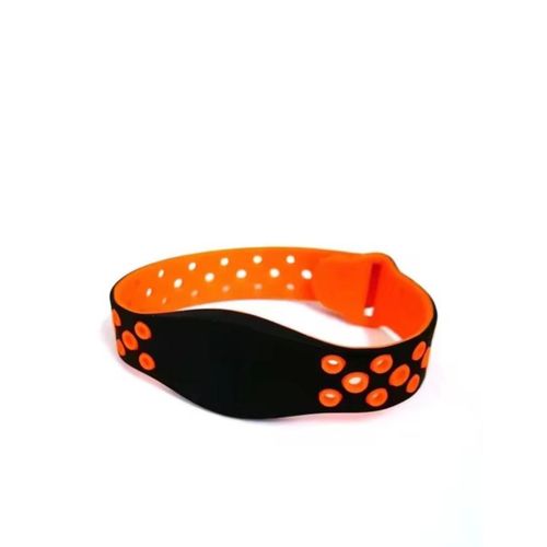 1 Pièce, RFID Bracelet en silicone souple RFID Smart réglable, bracelet d'autorisation, lecture seule, IC, NDavid, S50, 13.56 MHz