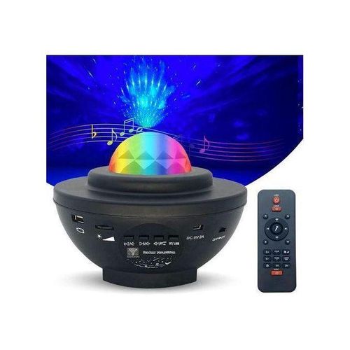 عارض نجوم المجرة 3 في 1 ضوء ليلي بلوتوث 10 ألوان مع مؤقت جهاز تحكم عن بعد وقابل لإعادة الشحن زخرفة لغرفة النوم غرفة المعيشة الأطفال