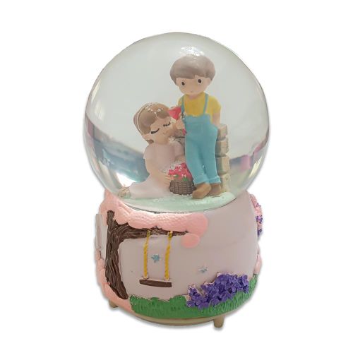 Boule Magique Musicale à Neige LED Romantique idée cadeau