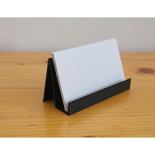 Porte-cartes de visite magnétique - Design minimaliste noir