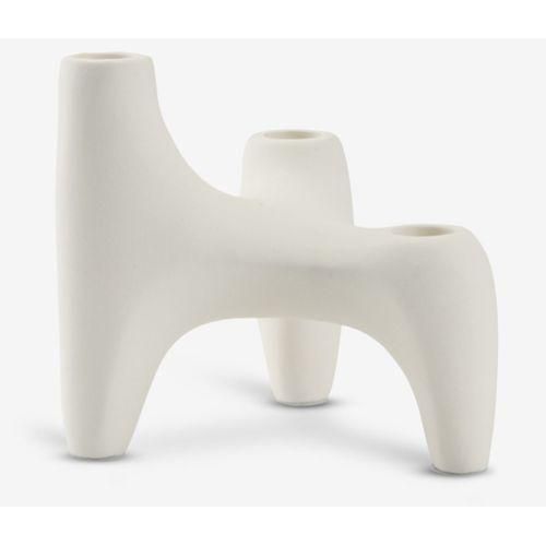 Chandelier l13xL16xH15cm, blanc cassé