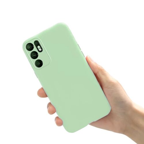 Pochette silicone Oppo Reno 6Z silicone Mate Top produit Vert