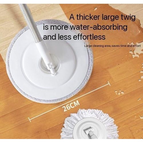 Balai rotatif pliable pour lavage facile des sols