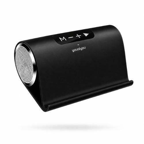 Enceinte Bluetooth Sans Fil Portable Noir - Haut-Parleur Rechargeable pour Smartphone et Tablette