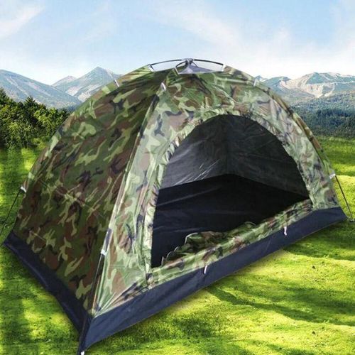 Tente de Camping Familiale d'Extérieur pour 1 à 4 Personne, Imperméable, Anti-UV