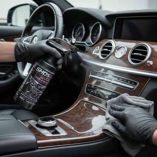 منظف لوحة القيادة – 500 مل منظف داخلي للسيارة برائحة منعشة ومميزة
