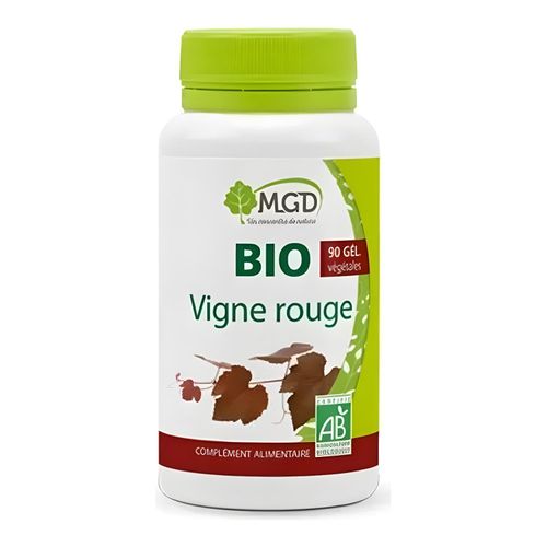 Vigne Rouge Bio - Soutien Circulation Sanguine - 90 Gélules Végétales