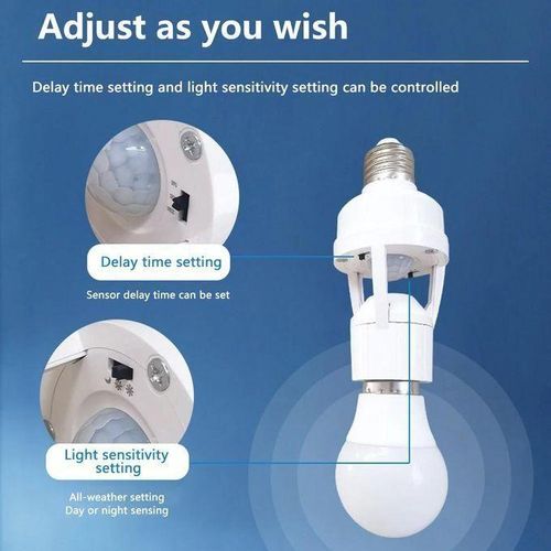 حامل ضوء LED بمفتاح استشعار الجسم البشري بمفتاح استشعار التحكم في الضوء بالأشعة تحت الحمراء