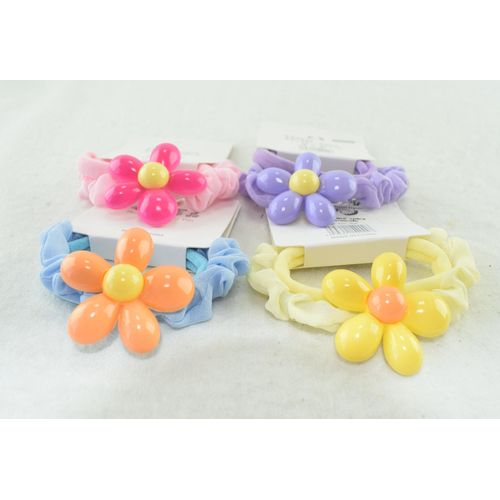 Ensemble élastiques à cheveux multicolores