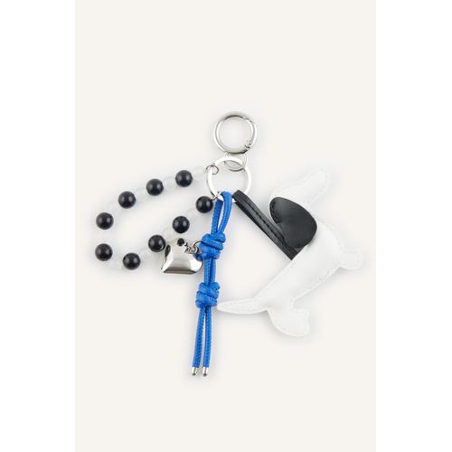 Porte-clés à motif chien pour femme