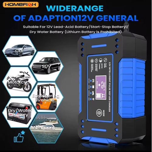 chargeur de batterie de voiture Intelligent 12v