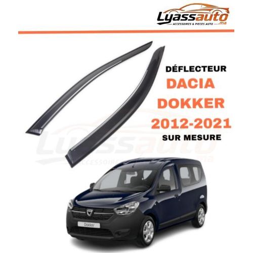 Déflecteur d'air noir et chrome pour DACIA DOKKER 2012-2021
