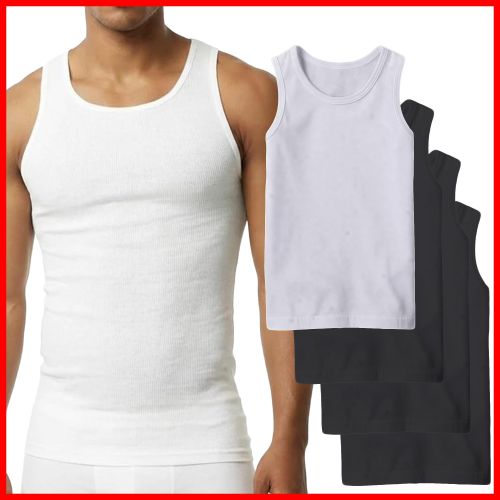 Pack De 4 Dbardeurs Homme Coton Bio 3Noir 1Blanc