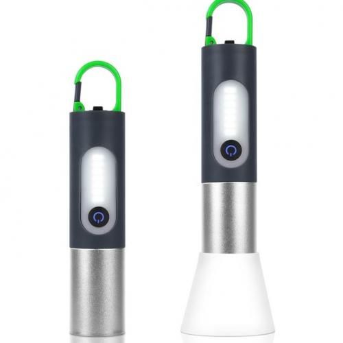 lampe de camping LED Portable, Super Lumineuse, Rechargeable USB-C, avec Crochet