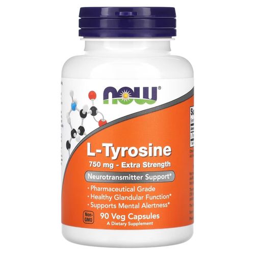 تيروسين // L-Tyrosine / 750 ملغ / 90 كبسولة نباتية