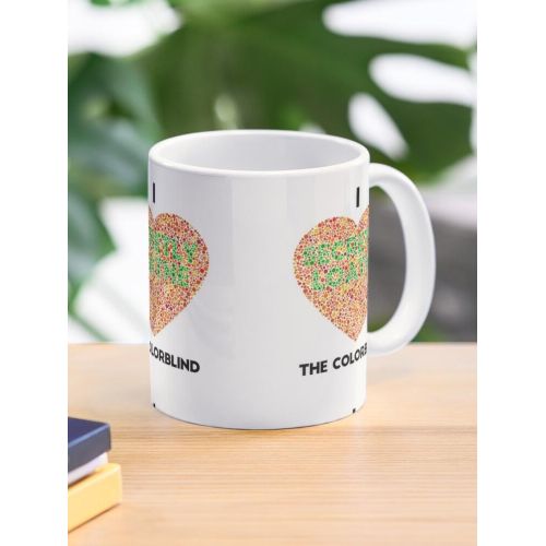 Essai de daltonien dIshihara I coeur le daltonien pellation des USA Mug classique
