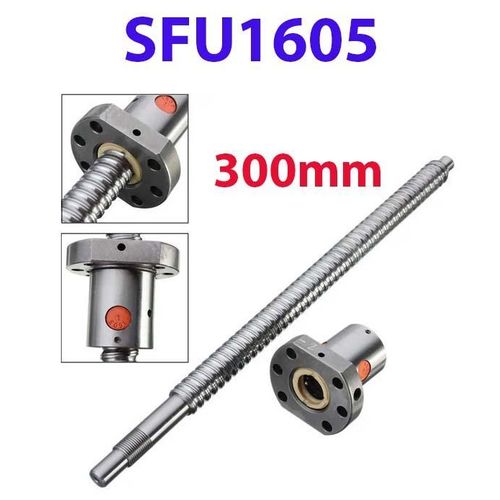 SFU1605 Vis à billes 16mm par 300mm avec écrou