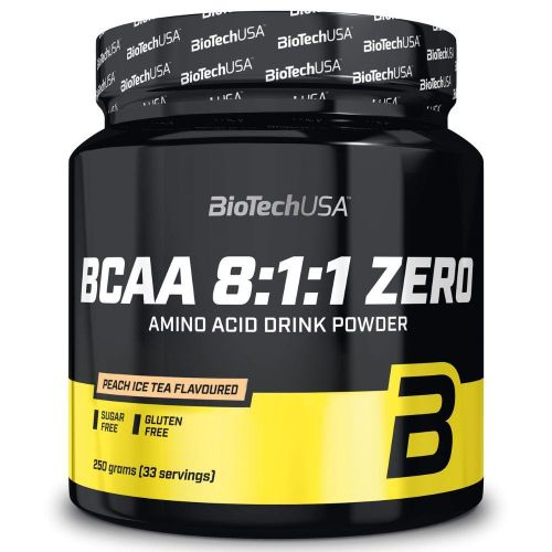 BCAA 8:1:1 Zero 250 g Peach Ice Tea BCAA Haute Teneur en Leucine Acides Aminés Essentiels