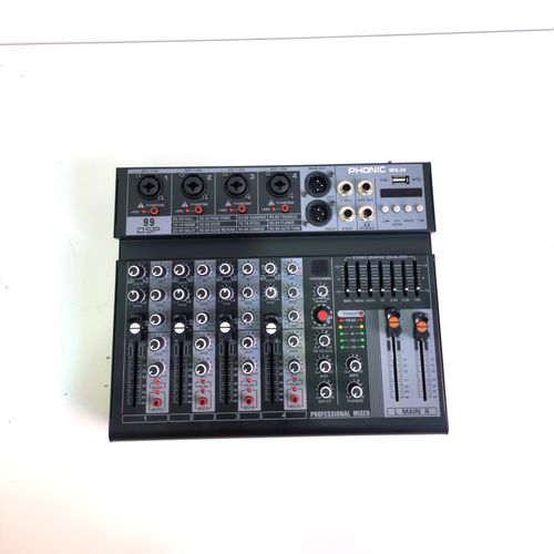MH-24 – Table de Mixage Professionnelle 4 Canaux avec Effets DSP, Bluetooth & USB