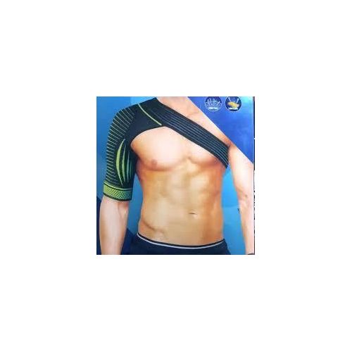 Bandage de soutien réglable - Médical - Corset d'épaule - Élastique - Confort - Noir