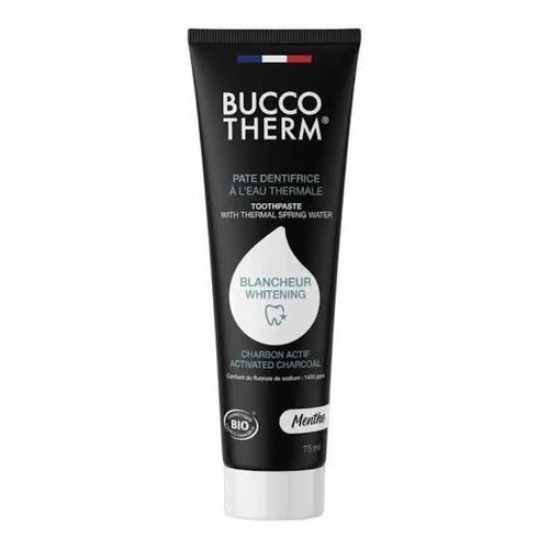 Dentifrice Blancheur Charbon Actif Menthe 75ml – Dentifrice à l’Eau Thermale