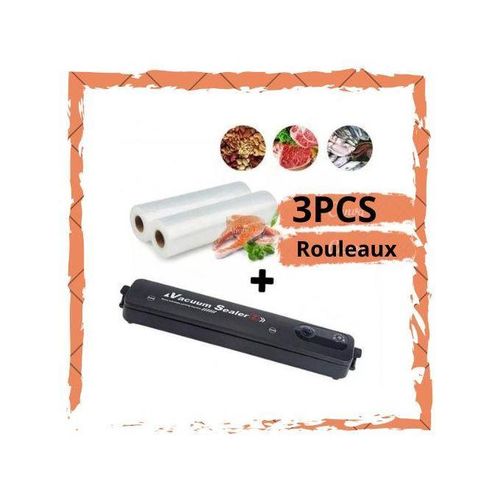 Machine de Mise Sous Vide + 3 Rouleaux