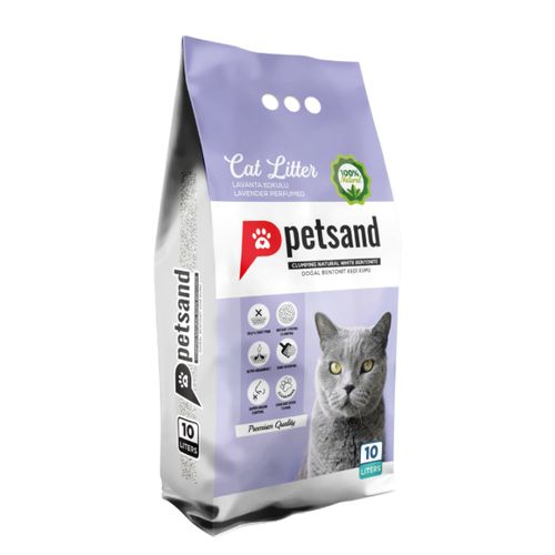 Litière pour chat Pet Sand lavande 10L
