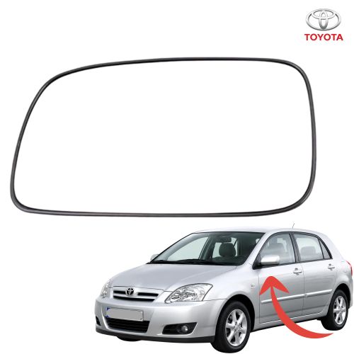 Verre Rétroviseur Gauche pour Toyota Corolla (E12)