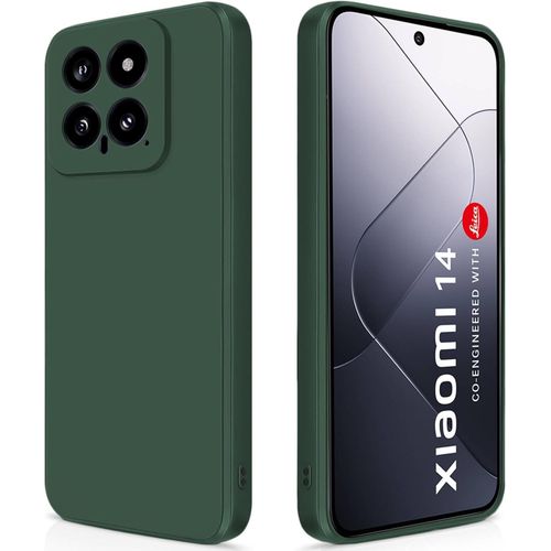 Couqe silicone vert pour Xiaomi 14 5G