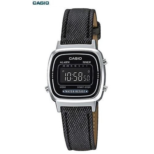 Montre femme bracelet en cuir facon denim elegante numérique etanche- la670wl-1bdf