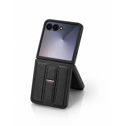 Pochette coque étui premium en semi-cuir pour Samsung Galaxy Z flip 7