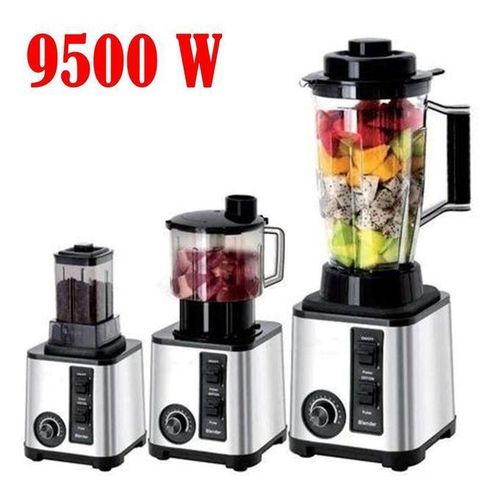 Blender 3-en-1, Blender et Mixeur à Smoothies Portable 9500W avec