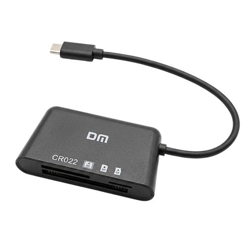 Lecteur de carte mémoire multi-ports USB-C haute vitesse (SD, Micro SD, CF)