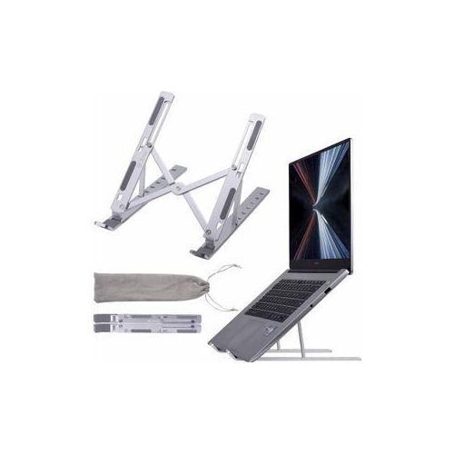 Support Pliable Réglable en Alliage dAluminium pour Ordinateur Portable Accessoire pour MacBook et PC