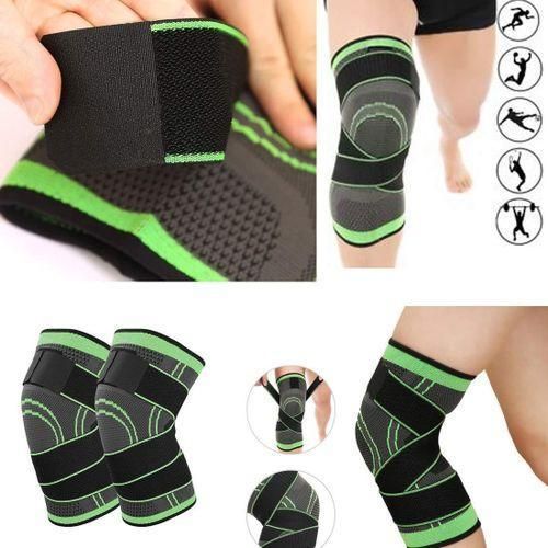 Genouillère de soutien,lot de 2 genouillères avec sangle réglable,manchons de compression pour la course à pied,douleurs articulaires,arthrite,ménisque