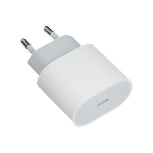 Adaptateur Secteur USB-C 20w ( sans câble ) Chargeur Pour IPhone 8 X 9 10 11 12 13 14 15 16 17 PRO MAX XS XR iPad et Apple Watch - 35 W