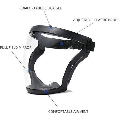 Visire respirante avec filtre pour protection quotidienne du visage