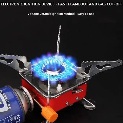 Mini Réchaud de Camping Portable avec Design Antidérapant
