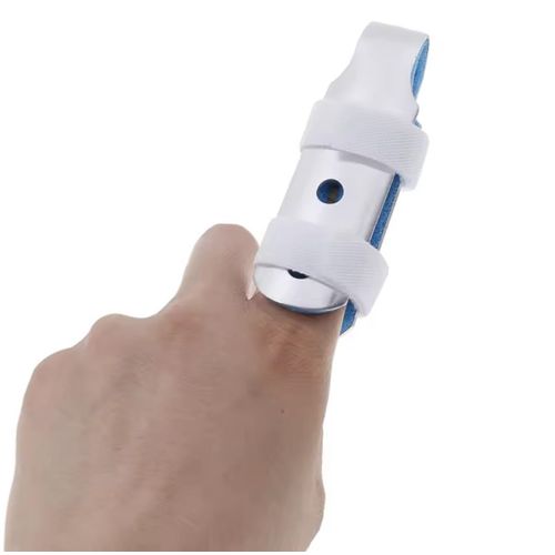 Attelle de doigt en aluminium et mousse, attelle de soutien de la main, maillet cassé, entorse, Fracture, soulagement de la douleur, immobilisation des articulations