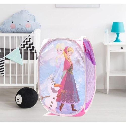 Panier à linge pliable en filet avec poignée durable, Panier À Linge en maille Frozne-II