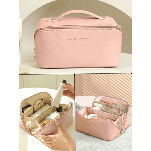 حقيبة مكياج impermeable بسعة كبيرة لأدوات التجميل والحمام