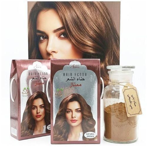 henné naturel - base de plantes - Natural Brown ( marron naturel ) 150 grs