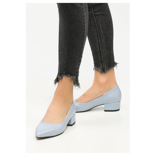 Chaussures à talons bleu bébé Stela