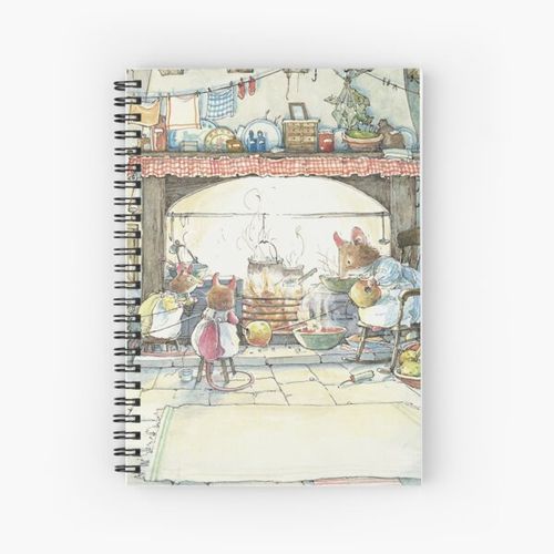 The Kitchen At Crabapple Cottage Spiral Notebook Bloc note