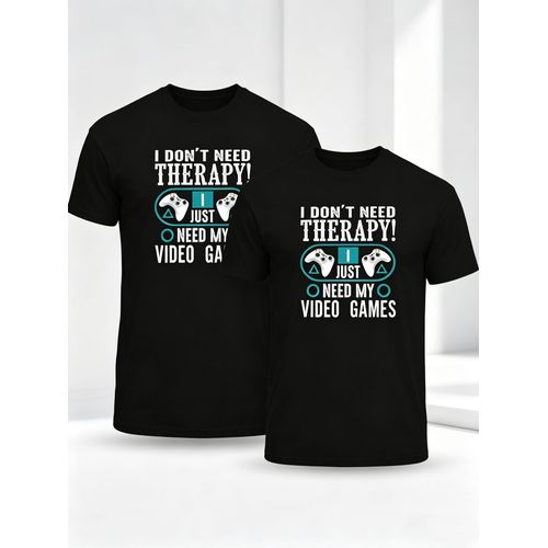 Ensemble de T-shirts pour Homme - Citation Gaming Pas de Détente Nécessaire - Tenue Décontractée