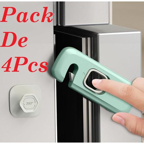 مجموعة من 4 قطع أمان خزانة قفل للأطفال