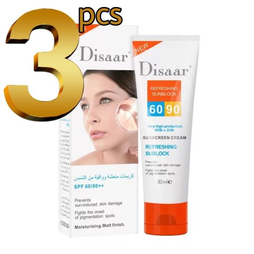 Pack 3 Disaar Crèmes solaire isolation sunscreen SPF60 90+