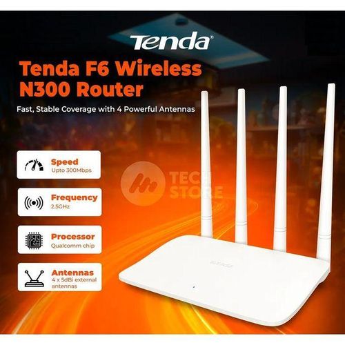 Routeur Wi-Fi N300 F6 4-en-1 avec 4 Antennes 5dBi