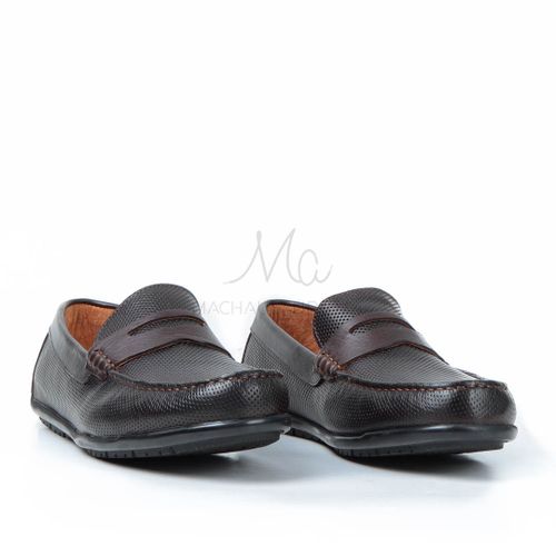 CORYDALLOS - Mocassins ultras confortable 100% Cuir en Marron